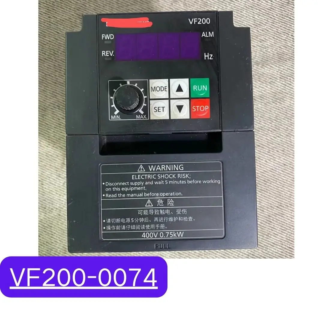 

Used VF200-0074 Inverter 0.75KW Test OK Fast Shipping