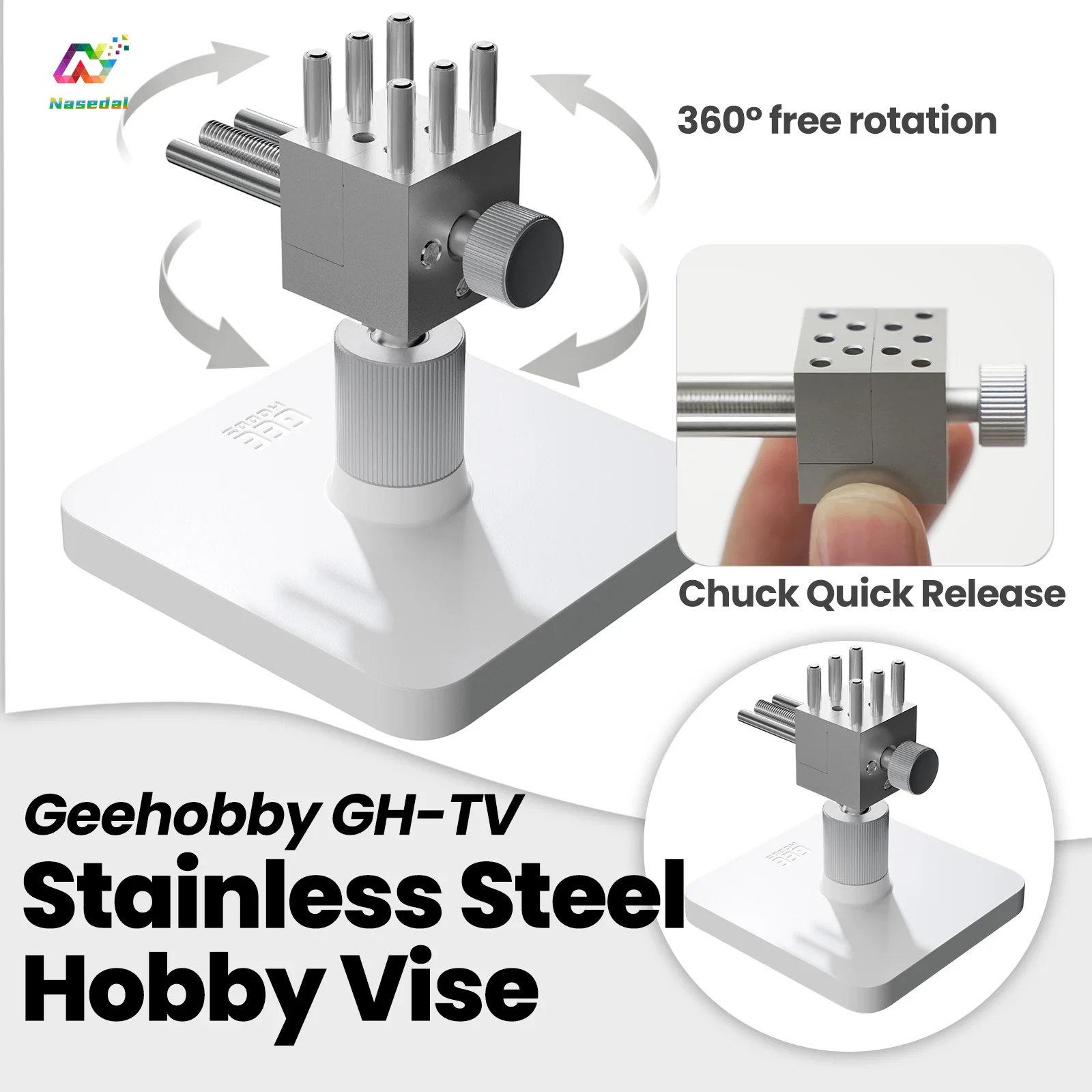 

Geehobby GH-TV Mini Precision Vise for Gunpla Scale Models Building Assembly Painting Drilling Grinding Hobby Crafts DIY Tools
