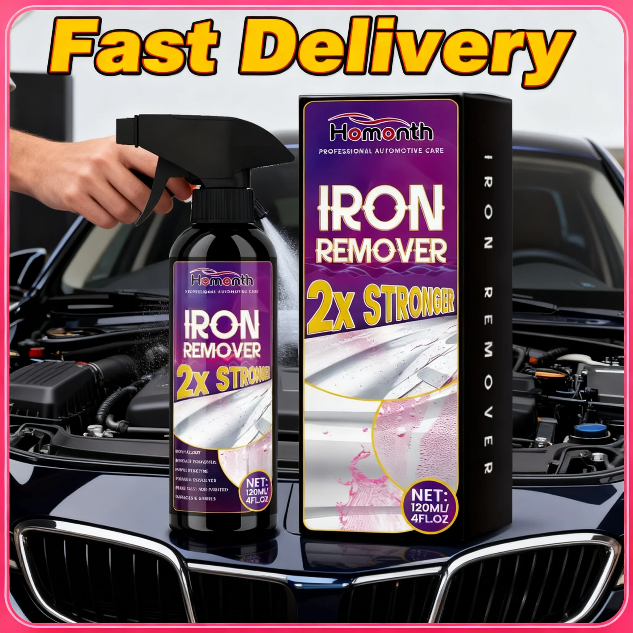 1/3/5/10PCS Rust Remover Spray Powerful Rust Removal For Metal Car Bike Household Tools 2026 New