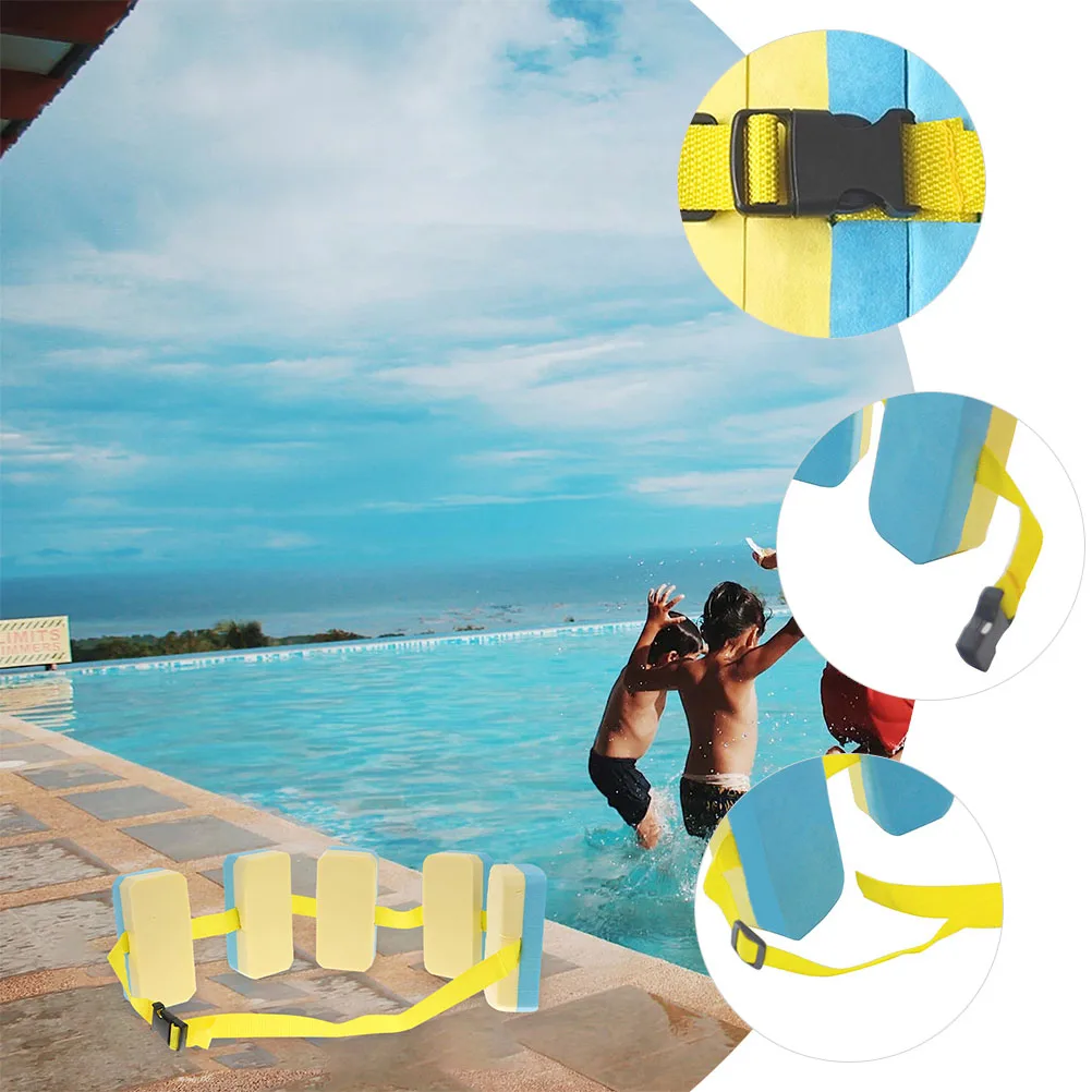 

Adjustable Kids Swimming Training Portable Floating Waist Float Durable Eva Swim Bungee Pool Exercise Floating Swim Belt For