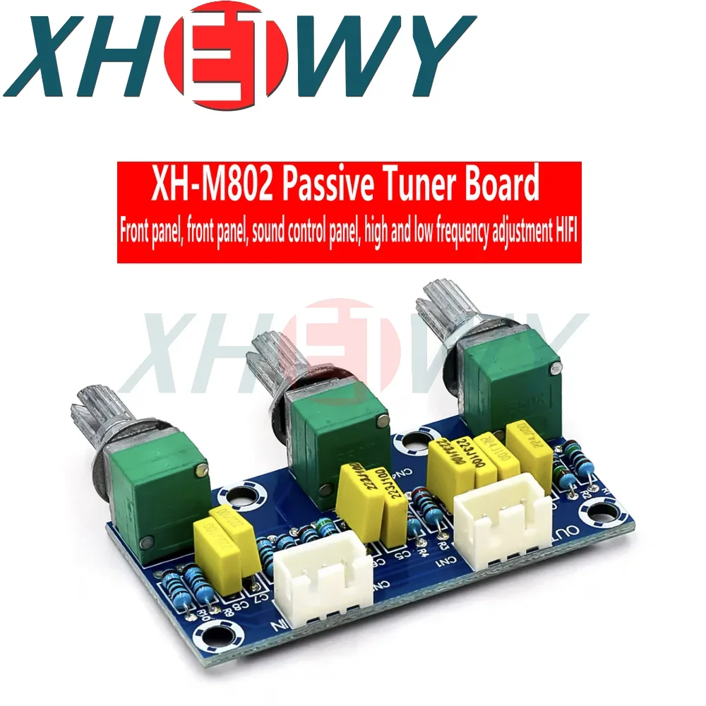 XH-M802 Passive Tone Board Amplifier Preamp Power Module Low High Sound Adjustment Electonic Diy Electronic PCB Board