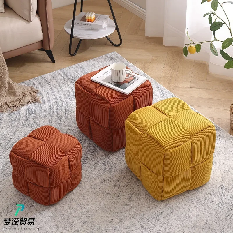 Stool Home Door Shoe Change Living Room Sofa Stool Solid Wood Pedal Low Coffee Table Internet Celebrity Simple Small Bench