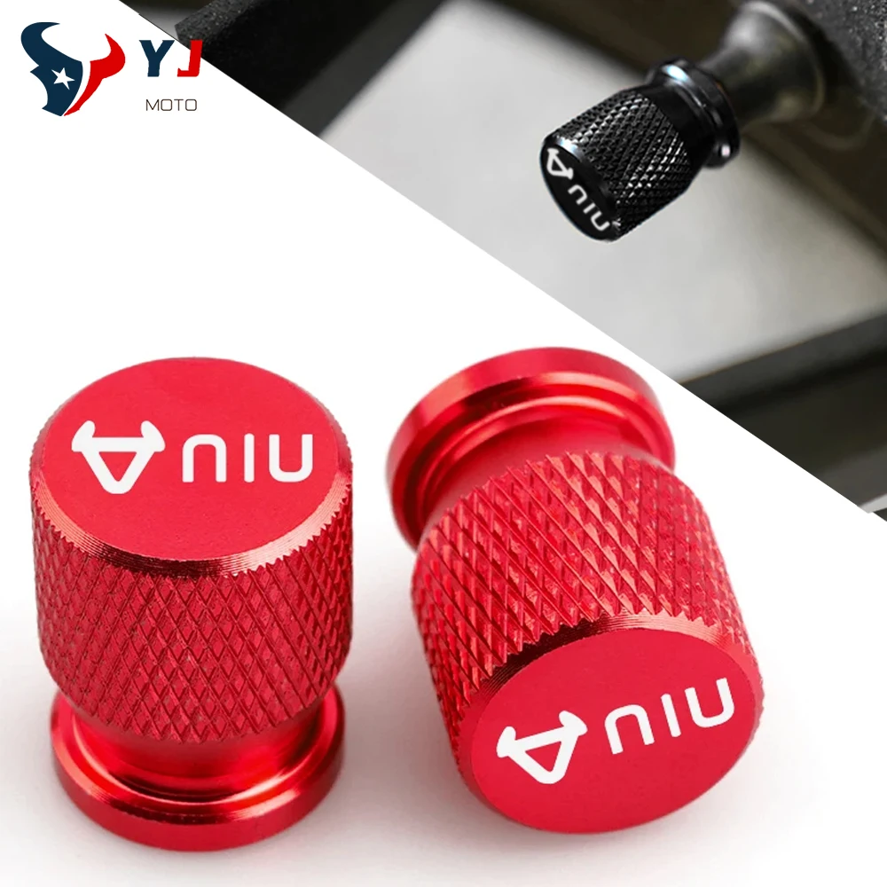 For Niu Kqi3 M Pro M1s Mqi Nqi Gt Gts Pro N1s Uqi N1 U1 U+a U+b NX NXT NT FX X3 RQi Tire Valve Caps Stem Cover Moto Accessories