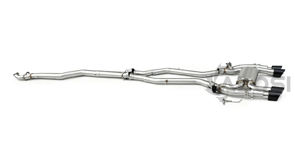 Suitable for BMW F80, F82, M3, M4, S55 3.0T SS304 stainless steel, mid-pipe valve controlled high-performance cat-back exhaust