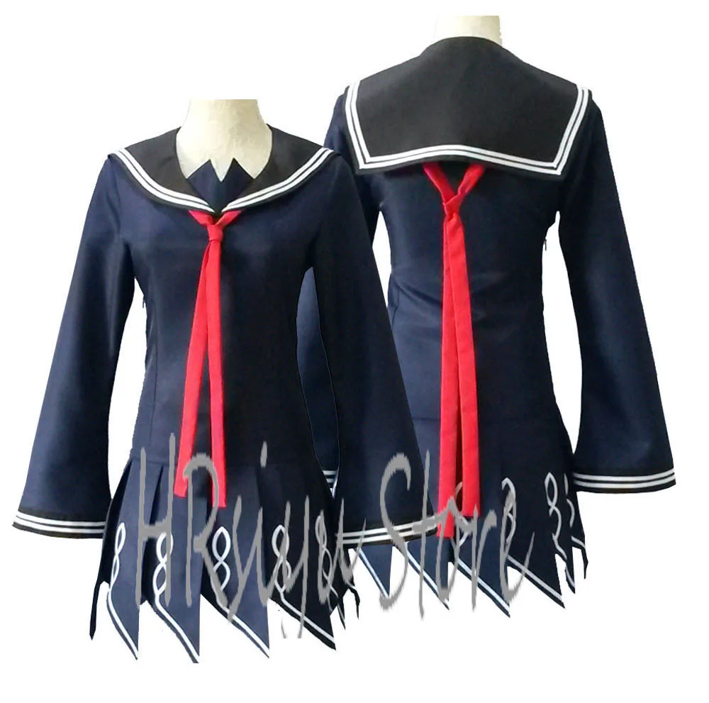 Women's Cosplay Tendo Kisara Costume Anime cos black dress Halloween Party Costumes  customized