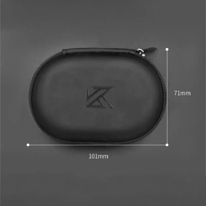 KZ Earphone Accessories Earphone Hard Case Bag Portable Storage Case Bag Box Ear With Logo ZST ZS10 X EDX AS24 DQS ZNA