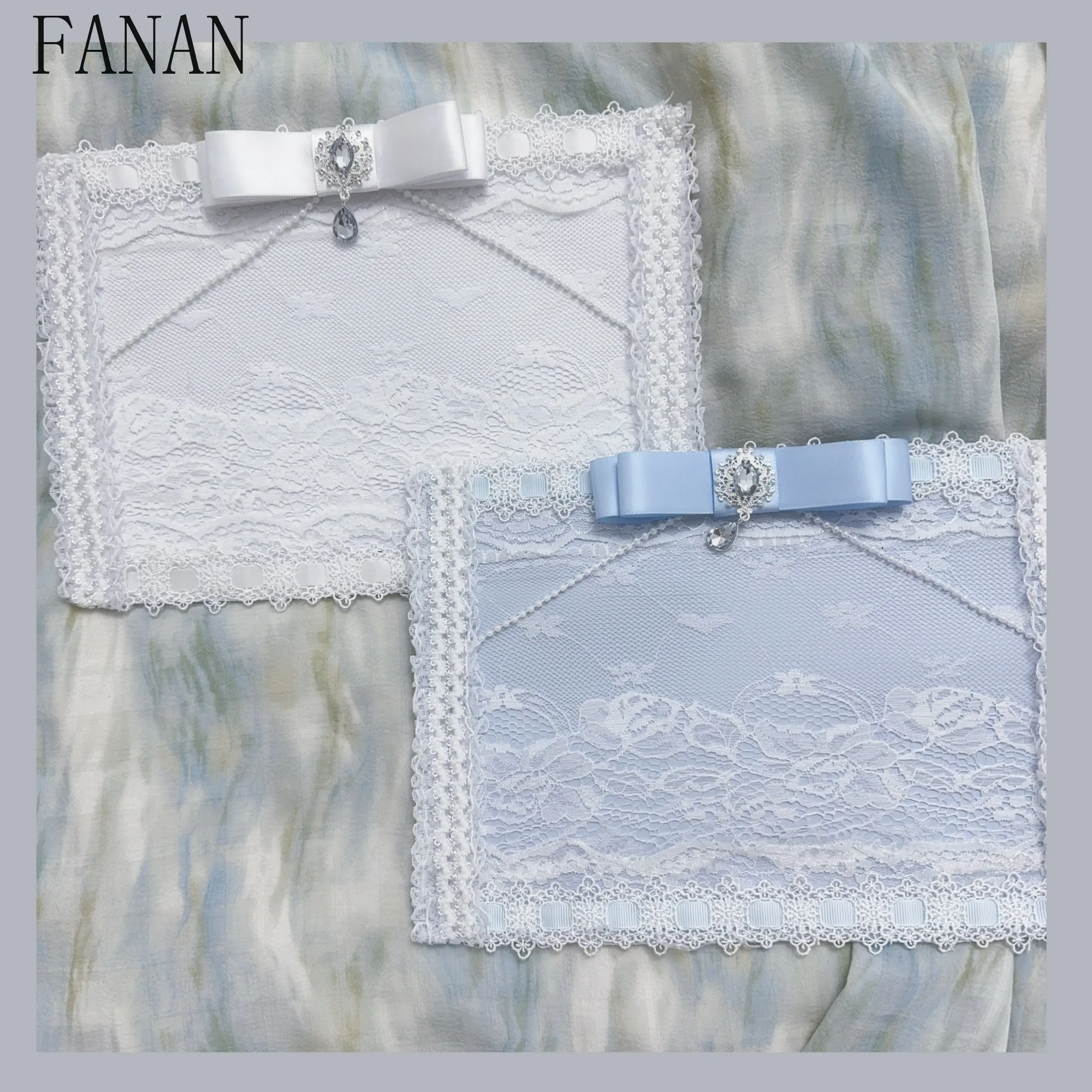 

Декоративные элементы для сумок: фоновые панели в стиле Лолита, оригинальные, ручной работы, кружевные, объемные, с лентами, аксессуары для сумок