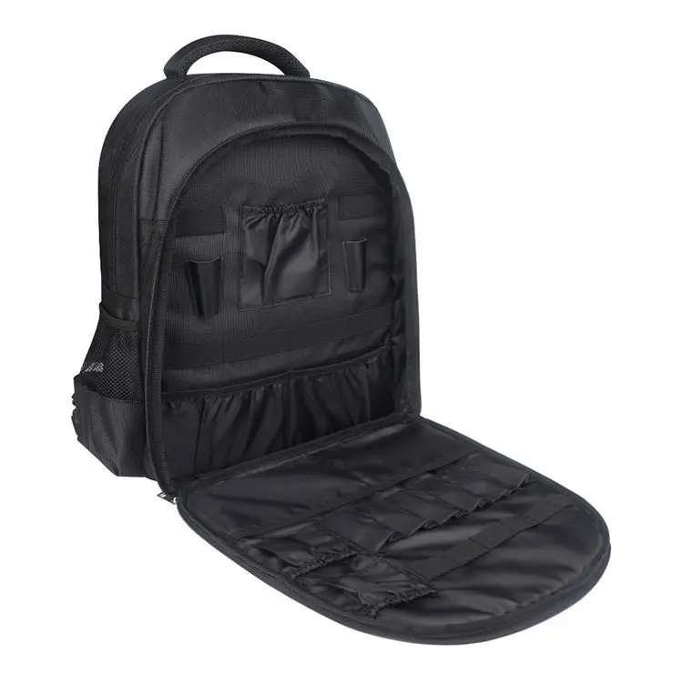 理髪師用品バッグオーガナイザー、ヘアスタイリストバリカン用バックパック、理髪師旅行用バックパック、美容師ツールバッグ（理髪用）