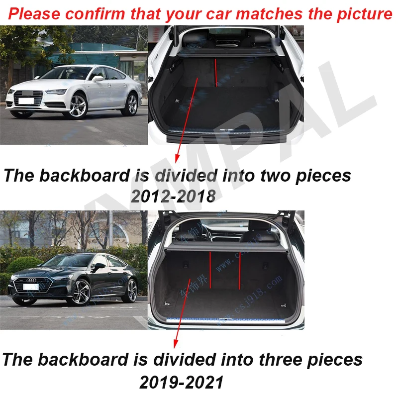 

Car Trunk Mat for Audi A7 2012 2013 2014 2015 2016 2017 2018 2019 2020 2021 auto foot Pads carpet cover accessories