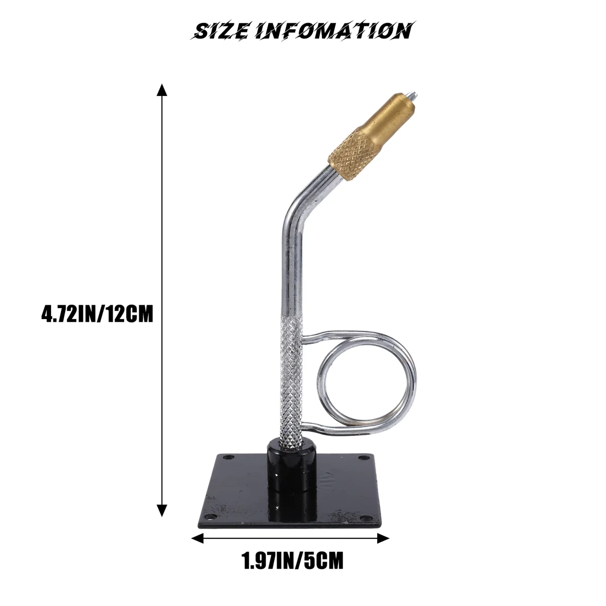 ONNL Portable Fly Tying Vise with Base Rotary C-Clamp Fish Tackle Kit Travel Alloy Fly Fishing Tackles Hook Binding Tool