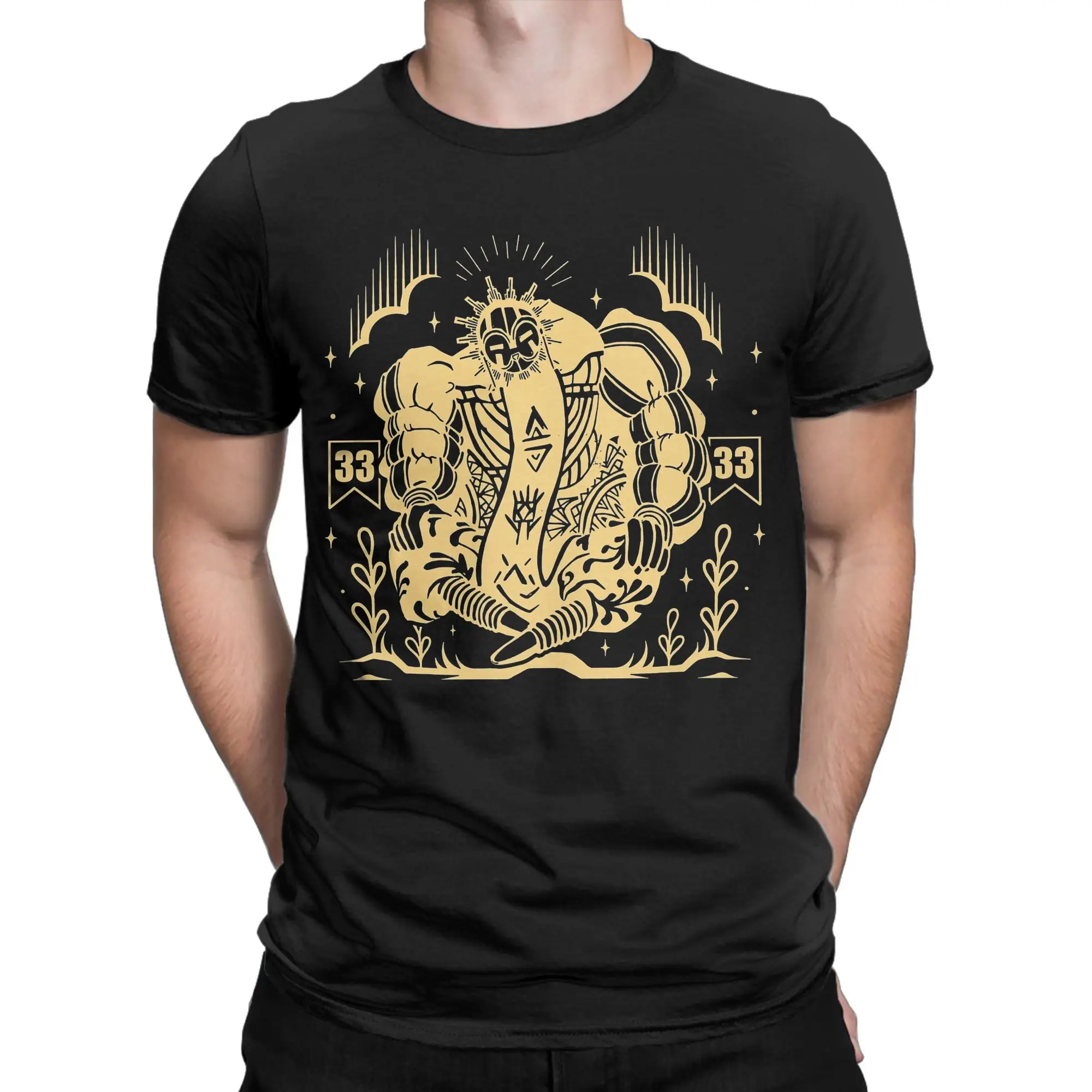 Esquie Clairs Obscurs Expedition 33 T-Shirt Men  Fashion 100% Cotton Tees O Neck Short Sleeve T Shirts 4XL 5XL Clothing