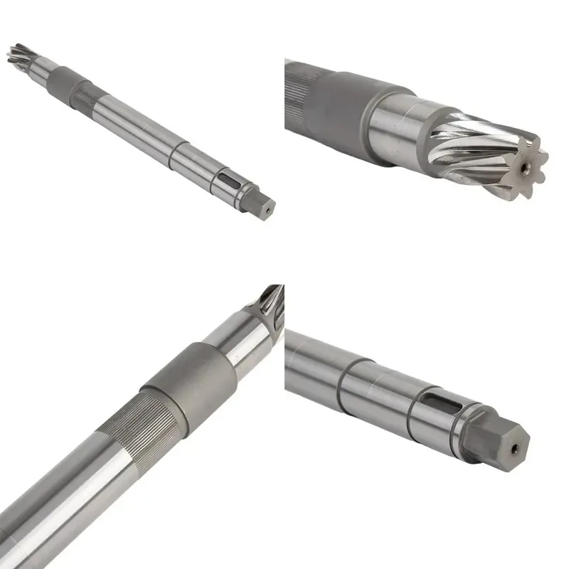 OEM Steel Forged Spur Gear Shaft High Precision Helical Gear Shaft Custom Non Standard Bearings Pump Gearbox
