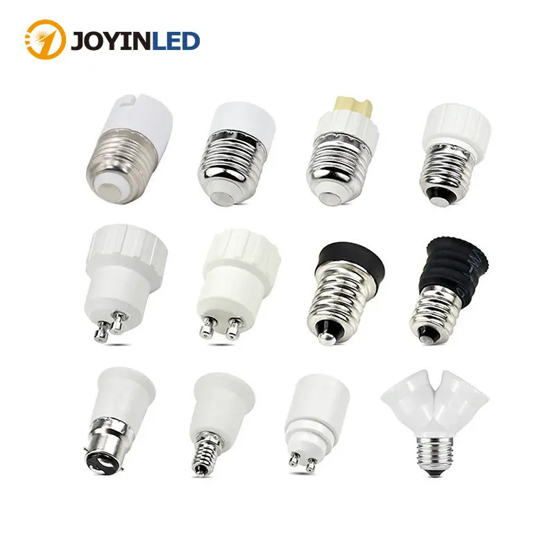 Base de lámpara con adaptador de enchufe, convertidor MR16, GU10, bombilla LED de maíz, 1 piezas, E27, E14, G9, E12, B22, G4