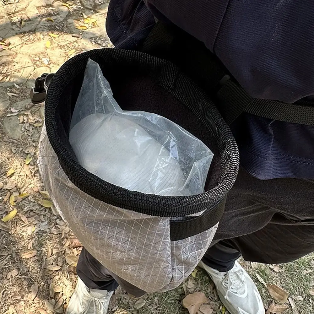 حقيبة طباشير محمولة لتسلق الصخور مقاومة للماء ومقاومة للاهتراء ومسحوق المغنيسيوم وحقيبة خصر قابلة لإعادة الاستخدام وقابلة للطي #2