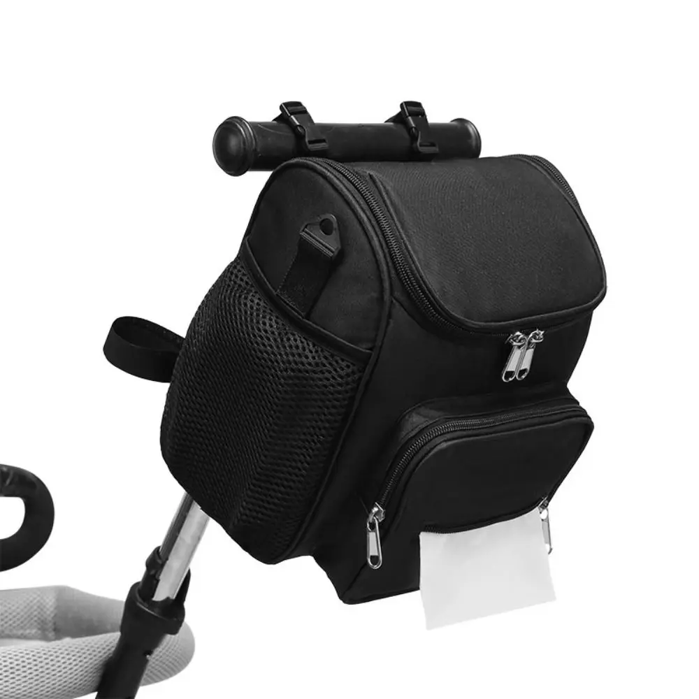 

Multi-Pocket Mommy Shoulder Bag Multifunctional Large Capacity Stroller Storage Hanging Bag Baby Care Strolling Baby Artifact