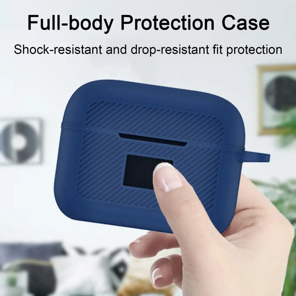 Beschermhoes voor Tozo T20 Robuuste headsethoes Tozo T20 Bluetooth-headset Siliconen beschermhoes met ophanghaak voor volledige