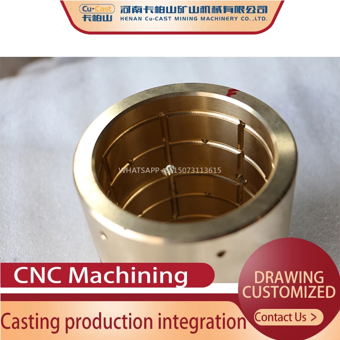 

Roller Crusher Parts Stainless Steel Copper Accessories Bronze Sleeve Brass Non-standard Custom