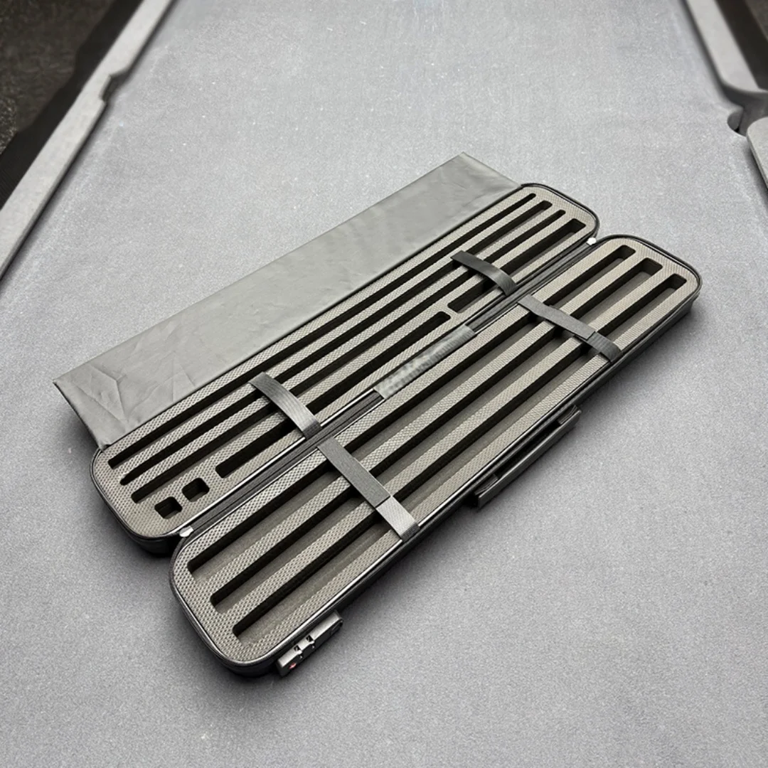 حافظة عصا البلياردو 1/2 حافظة ذات طرف كبير تسعة كرات صندوق جديلة قفل مجمع ستة فتحات كسر القفز الكل في واحد حقيبة الراقية المحمولة آمنة