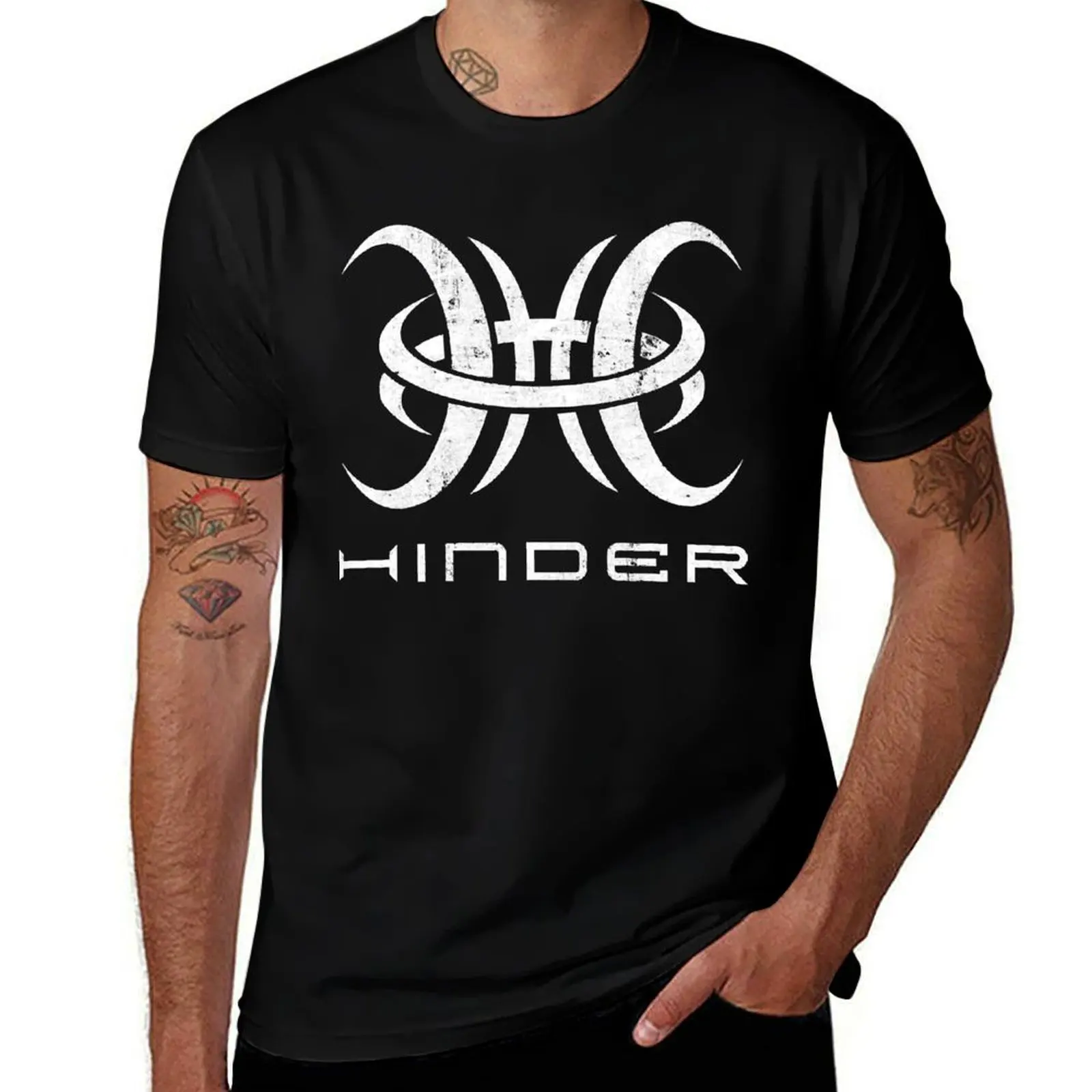 

BAND HINDER Essential T-Shirt man t shirts graphic man t shirt cotton high quality t shirt personalised T-Shirt