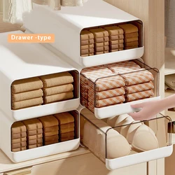 Sock Storage Drawer Wardrobe Organizer Bra Underwear Organizer Drawer Durable Large Capacity Clothing Storage Box Save Space