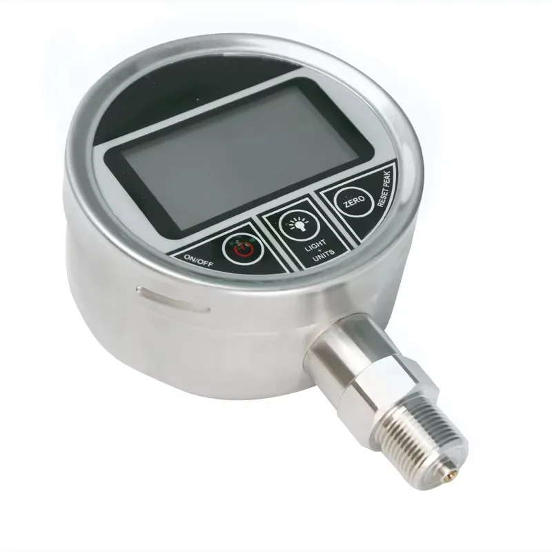PM550 High Precision Stainless Steel 0.05%FS Intelligent Hydraulic Oil Water Gas Digital Pressure Gauge Vacuum Manometer