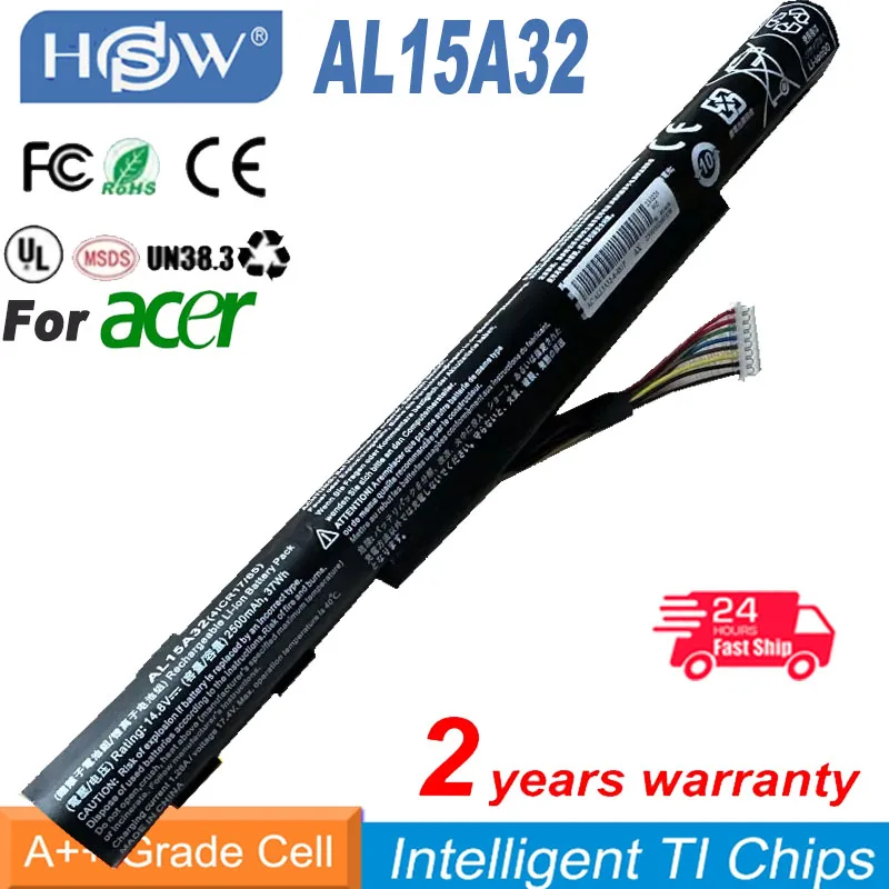 Hot Sell AL15A32 Laptop Battery For Acer Aspire E5-422 E5-422G E5-432 E5-432G E5-452 E5-452G E5-472 E5-472G E5-473 E5-473G