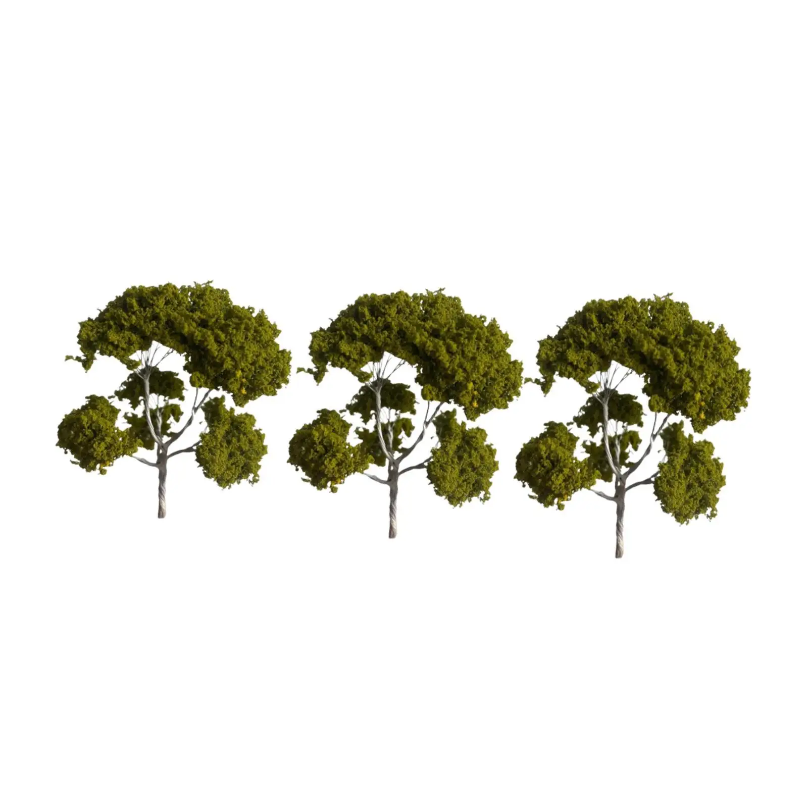 

3Pcs Simulation Tree Model Supplies Ornaments Railroad Scenery Branches for Projects Architecture Scenery Dollhouse Decor Train
