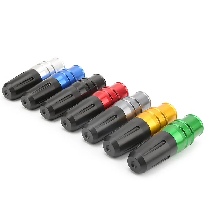Universal Motorcycle Exhaust Pipe Anti Drop Rubber Plug 8mm Hole Modified Ball End Crash Protector Bar Compatible with CFMOTO