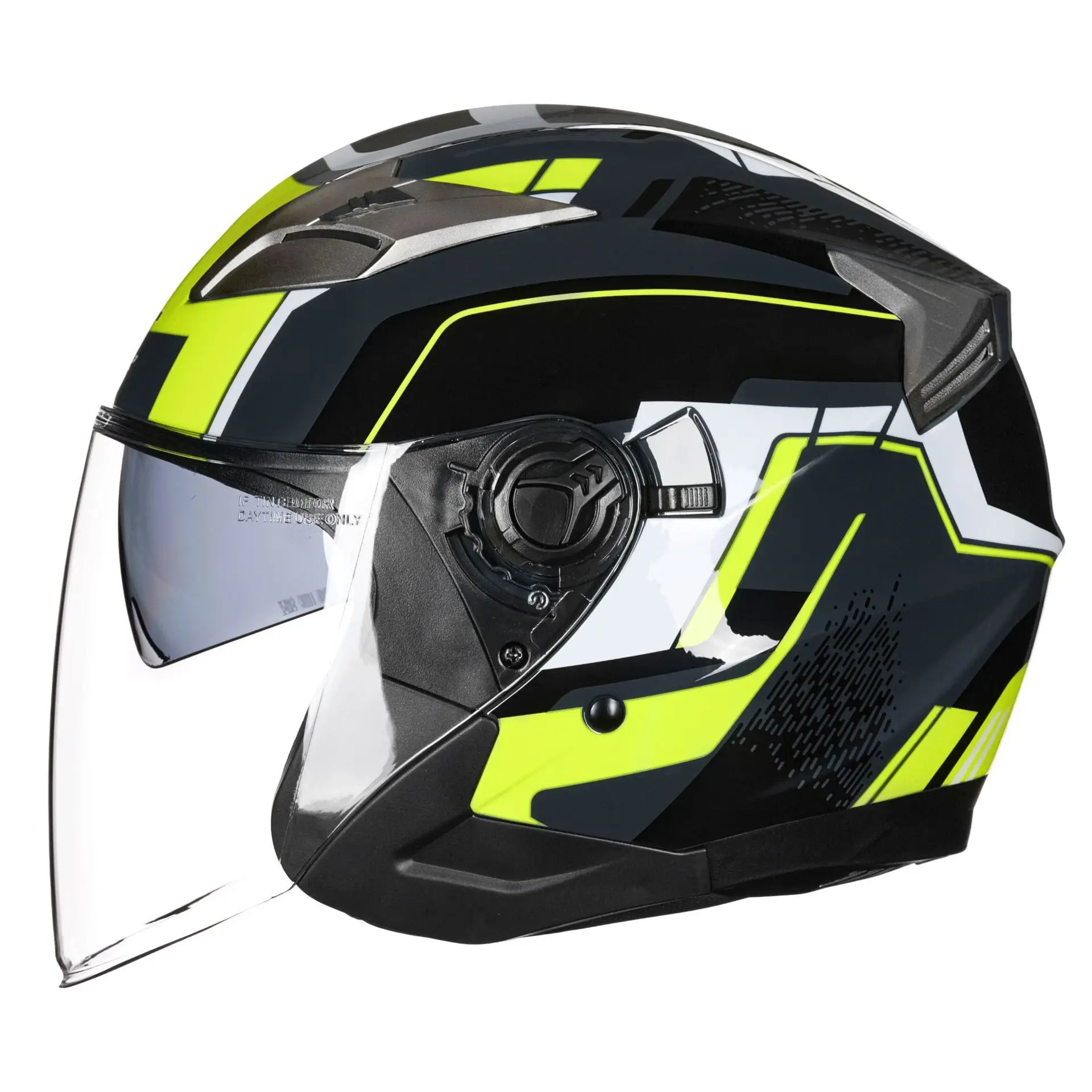 GXT Helmet Motorcycle Helmet Men's Electric Vehicle Double Lens Half Helmet Women's Summer Four Seasons Half Cover G708
