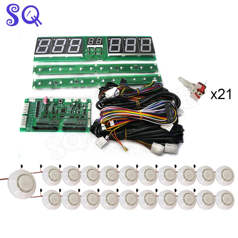 Arcade Game Machine Kit, DIY Kit For Bean-Throwing And Mischievous Bean-Making Games, Motherboard With Display Screen