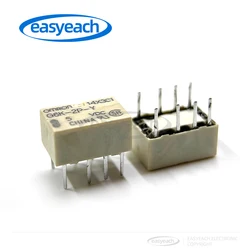 Miniature relay G6K-2P-Y-5VDC/12VDC/24VDCrelay 5V 12V 24V low signal relay