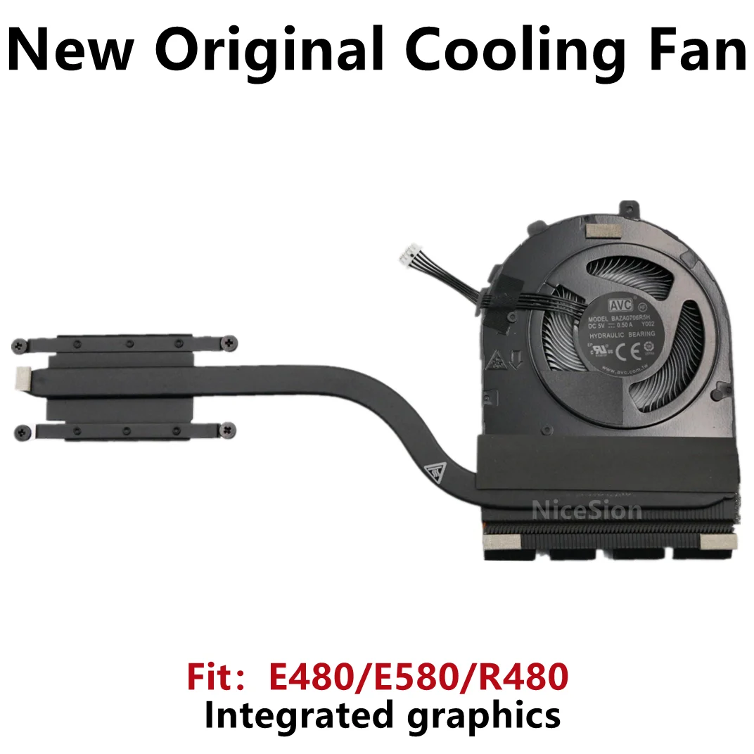 

New Original For Laptop Lenovo ThinkPad E480 E580 R480 CPU Cooling Fan Heatsink Radiator UMA FRU:01LW125 01LW126 01LW127 02HM043