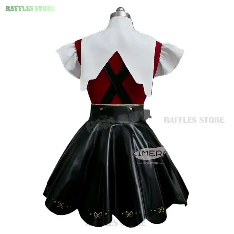 Spiel bedürftige Mädchen Überdosis Kangel Ame-Chan Cosplay Kostüm bedürftige Streamer Mädchen Gothic Lolita schwarz Kleid Halloween Phantasie Cosplay