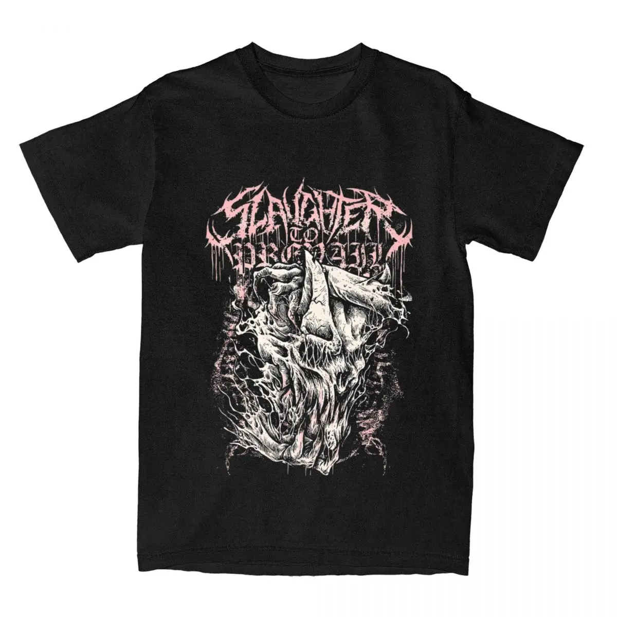 Slaughter To Prevail Death Metal Band Men Women\'s T Shirts Accessories Vintage Tee Shirt T-Shirts Cotton Gift Idea Tops