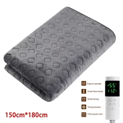 220V Security Plush Electric Blanket Bed Thermostat Electric Mattress Soft Electric Heating Blanket Warmer Heater Carpet 1.8*1.5