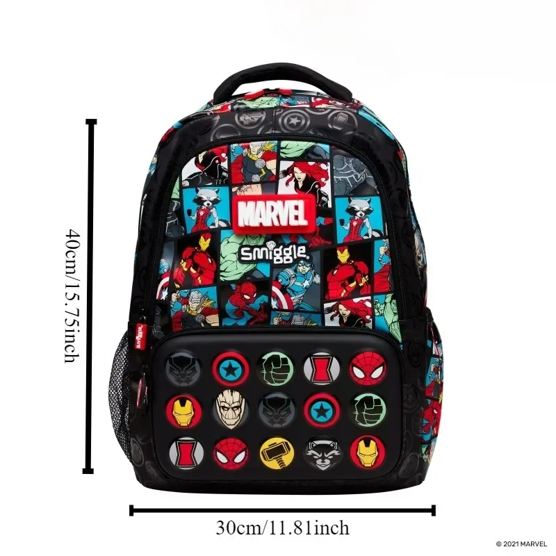 Marvel Superhero Children\'s Schoolbag Spider-Man Children\'s Stationery Schoolbag Cool Backpack New Large-capacity Student Gift