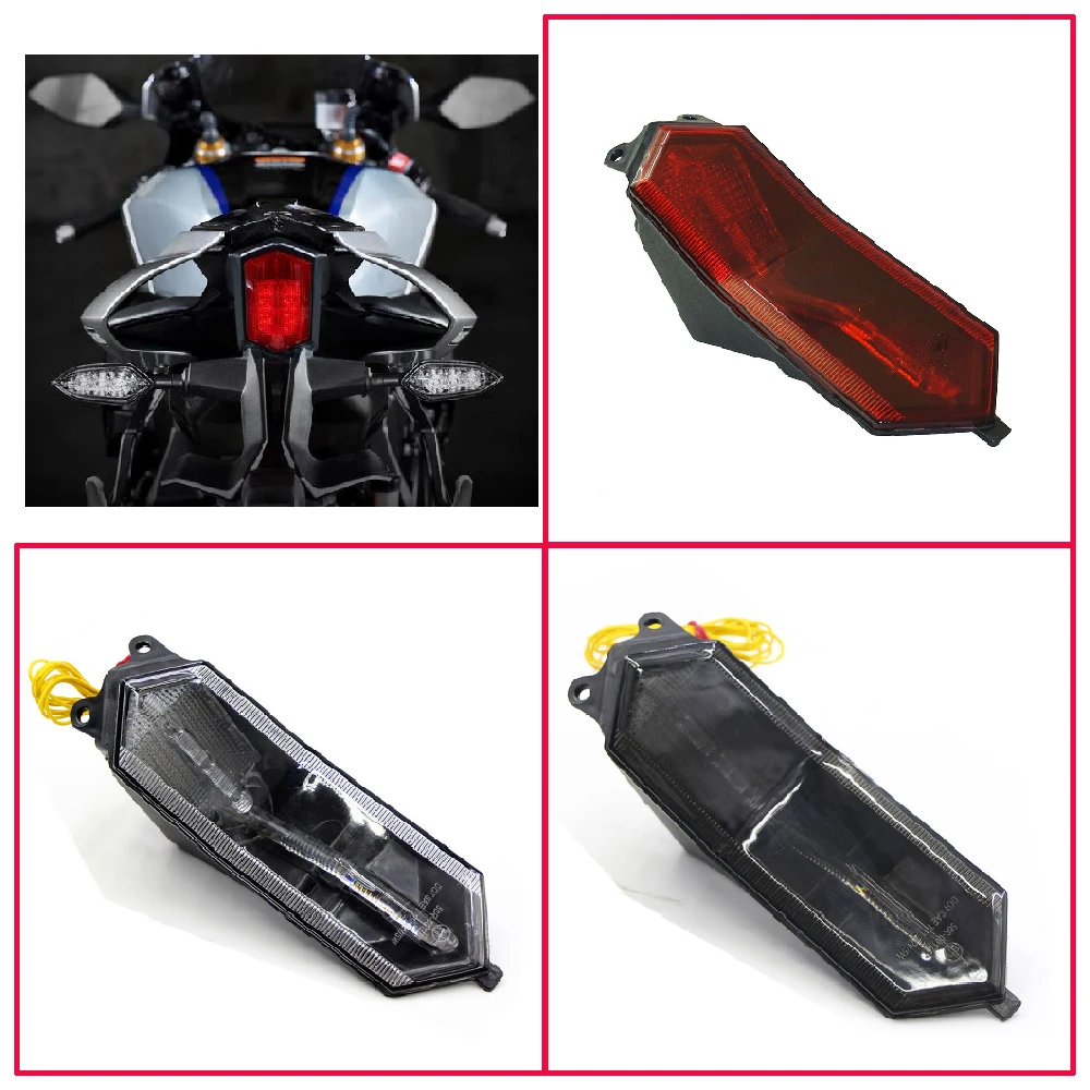 

Fits for Yamaha YZF-R1 M ABS YZF-R1 YZF-R1M YZF-R1S 2015-2024 Motorcycle LED TailLight Brake Turn Signal Integrated Tail Lights