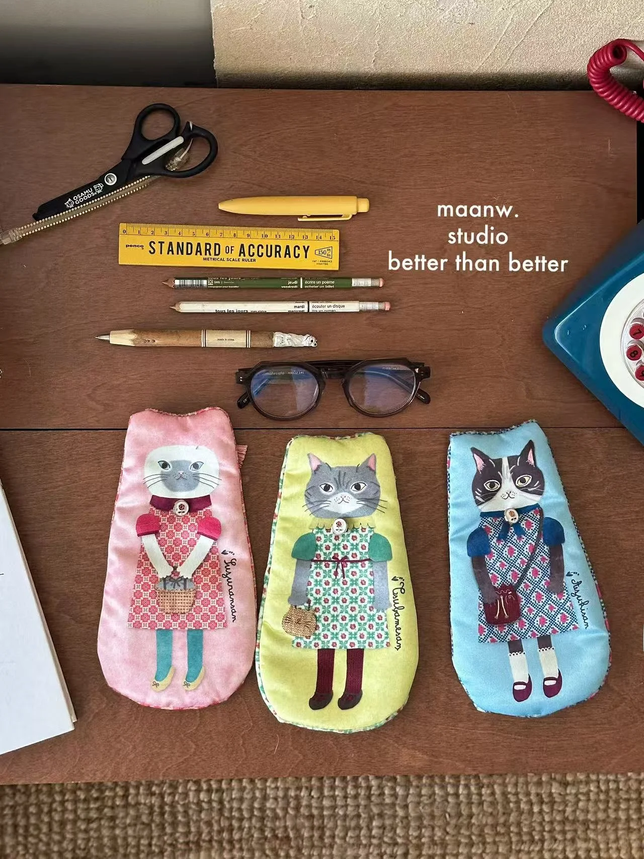 

Кошелек-монетница Maanw Kusuguru Silk Touch на молнии, пенал, чехол для очков, креативные праздничные подарки