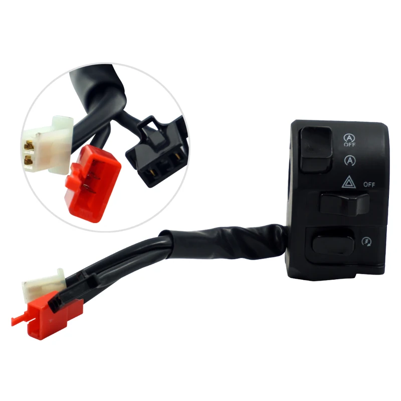 7/8\'\' 22mm Motorcycle Switches Horn Turn Signal Electric Fog Lamp Light Start Handlebar Controller Switch Button For Yamaha Nmax