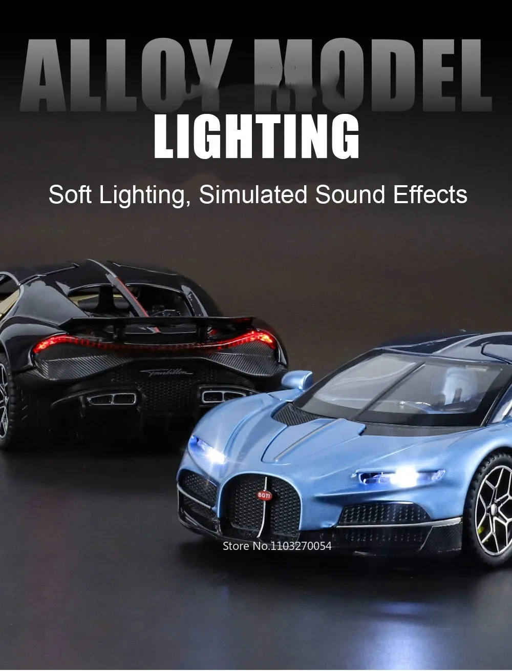 1:32 Atlantic Tourbillon Automodell Legierung Druckguss Spielzeug Türen geöffnet Sound Licht zurückziehen Miniaturmodelle Bürotisch Ornamente – Detail 17