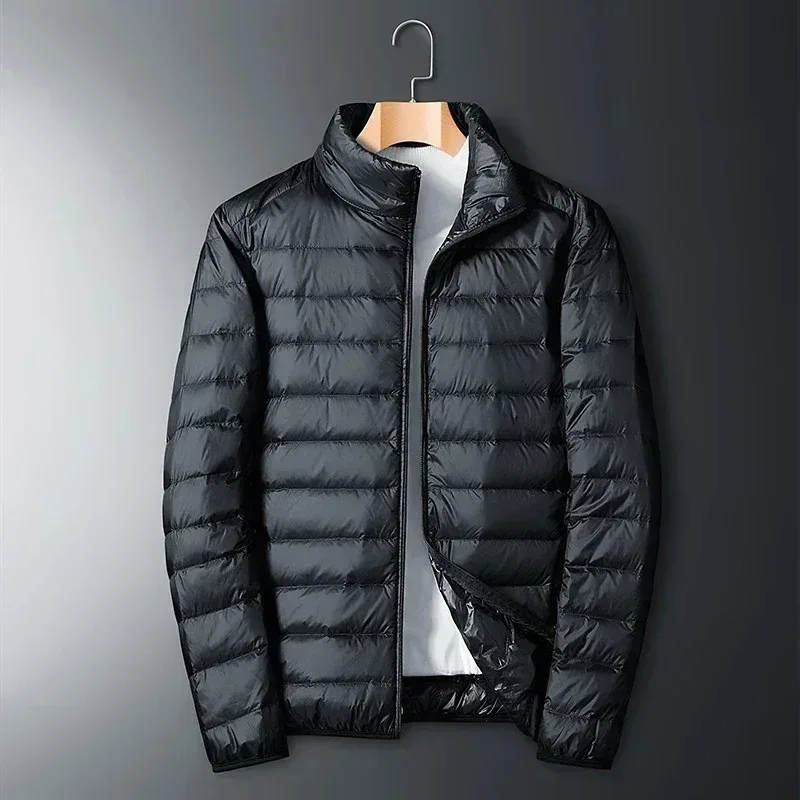 

Autumn Winter New Ultra Light White Duck Down Jacket Men Waterproof Casual Outdoor Portable Lightweight Male Padded Coats