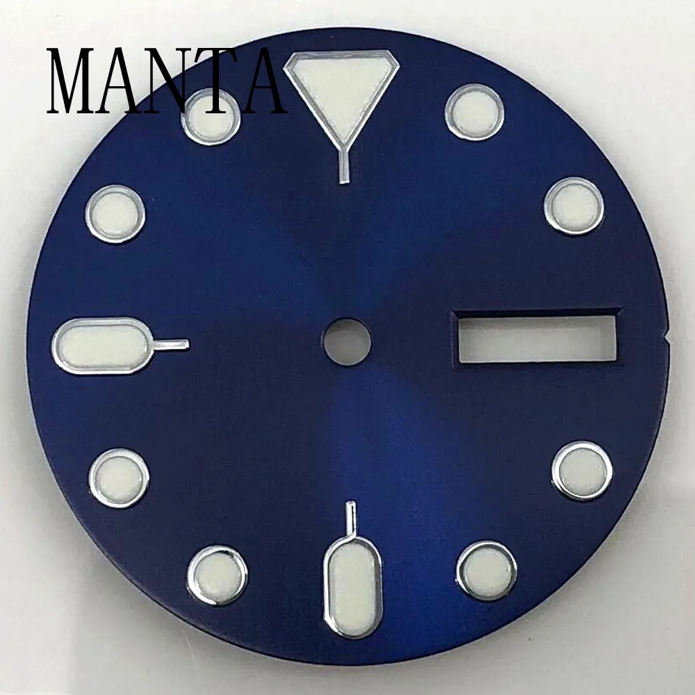 مانتا 28.5 ملم قرص معقم مضيء FitNH36 أجزاء ساعة حركة ميكانيكية أوتوماتيكية