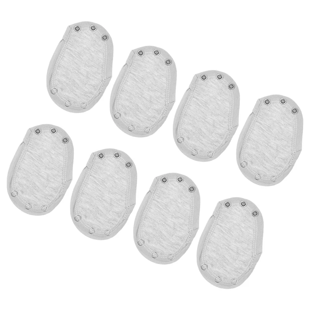 

8 Pcs Double Layer Extender Bodysuit Extend Snap Buttons Baby Vest Jumpsuit Boys Girls Soft Durable Cotton Material
