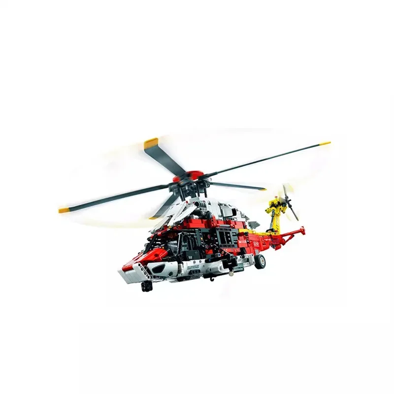 

New Rescue Helicopter Model Building Blocks Ornaments for Boys and Girls as Festival Gifts