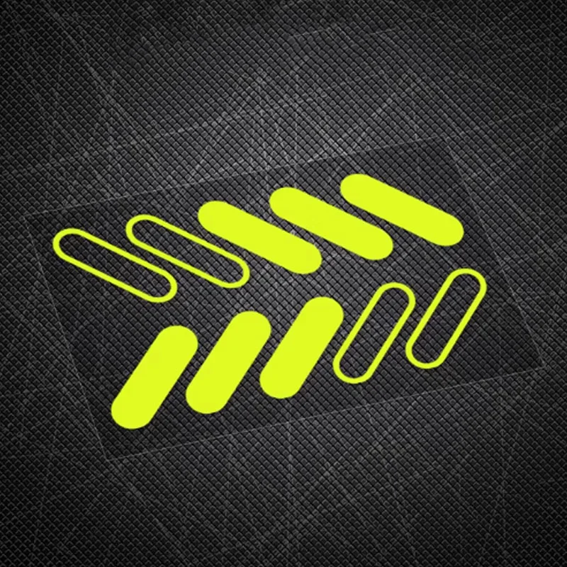 Tactical Equipment Waterproof Slash Stickers Cyberpunk Reflective Decals Car Motorcycle Laptop Luggage Helmet Decorative Sticker