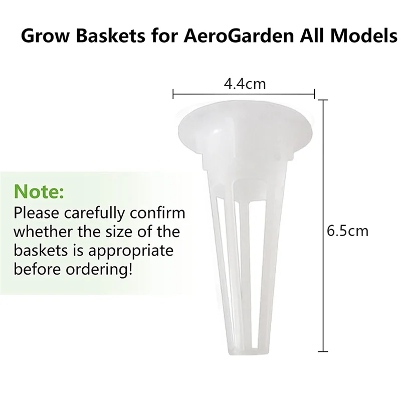 B08B-90 Pack Replacement Grow Baskets, Seed Pod Baskets Hydroponics Baskets, Durable Plastic Plant Growing Containers