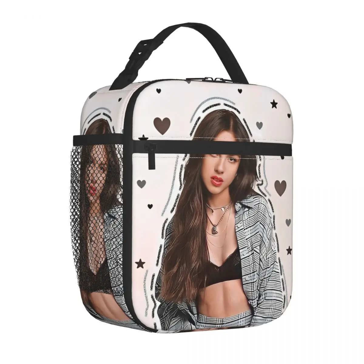 Olivia Vampire Rodrigos Insulated Lunch Bags Cooler Bag Reusable Lunch Container High Capacity Lunch Box Tote School Travel