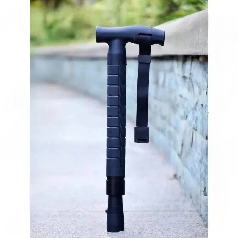 Suitable for Mountaineering Pole Outdoor Integrated Retractable Mechanical Swing Stick