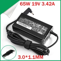 Adaptador de CA de 19V 3.42A 65W 3,0x1,0mm para ACER Swift3 SF314 A11-065N1A ADP-65VH F PA-1650-86 cargador de fuente de alimentación para ordenador portátil