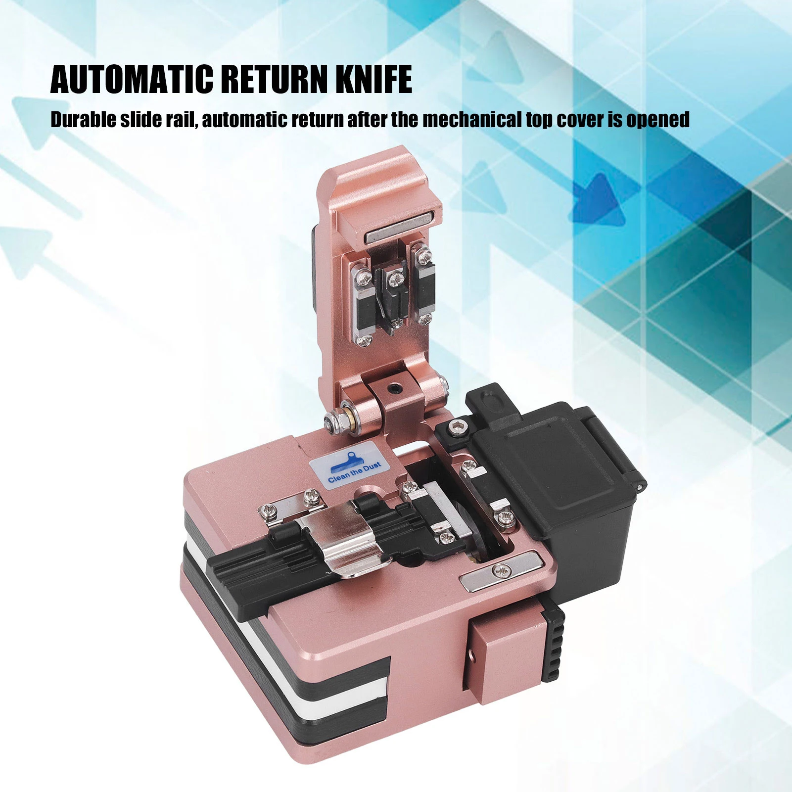 

Fiber Cleaver Optic Cutting Tool Cleaver Cold Connection Hot Melting High Accuracy Cutter Cutting Tool with Waste Box